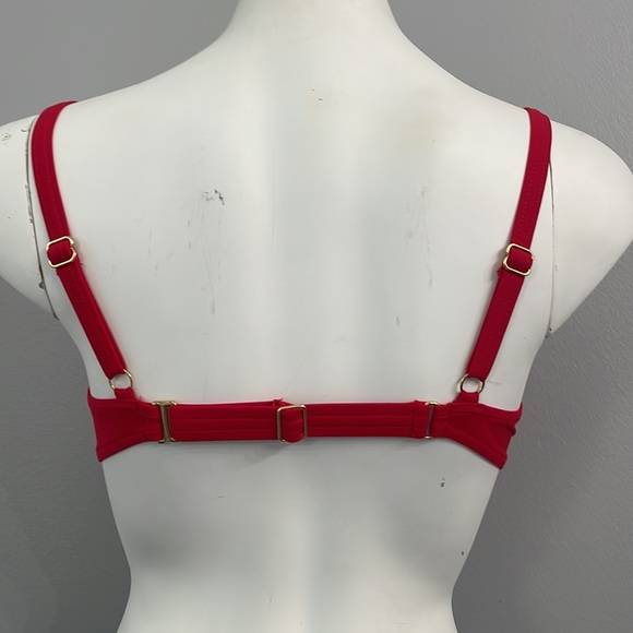 Red Bikini with Gold Hardware - Picture 4 of 10